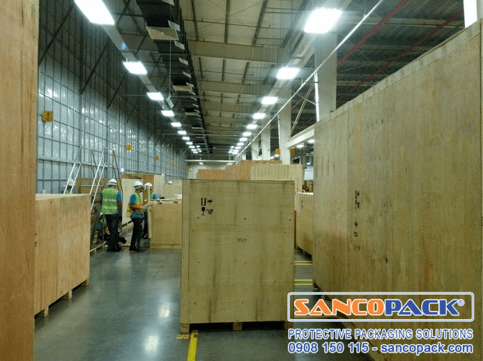 Sanconpack là địa chỉ cung cấp dịch vụ chuyên đóng kiện gỗ uy tín