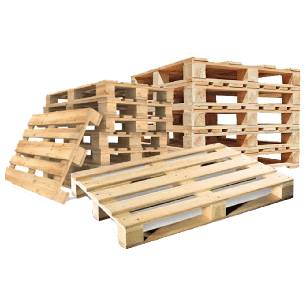 Pallet gỗ thông dùng kê đỡ kiện hàng trong kho và vận chuyển