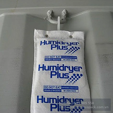 Dây hút ẩm Humi Dryer Plus treo trong container