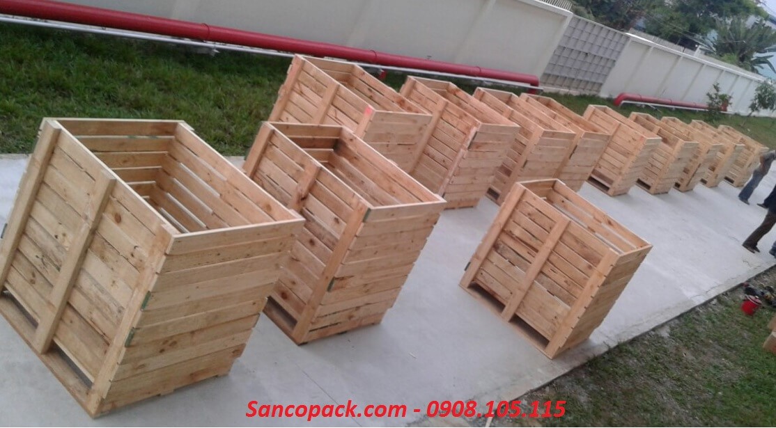 Sản phẩm thùng gỗ pallet theo quy chuẩn quốc tế cho công ty Sancopack cung cấp