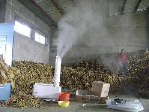 máy phun sương siêu âm tạo độ ẩm cho nhà máy thuốc lá