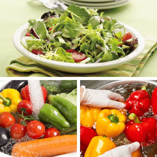Nước rửa rau củ quả ăn ngay cho salad trộn