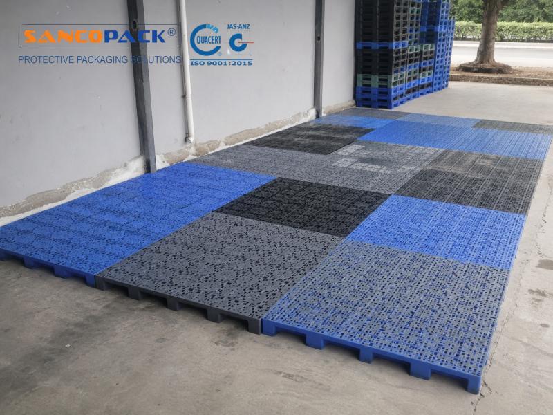 Tấm pallet nhựa lót sàn
