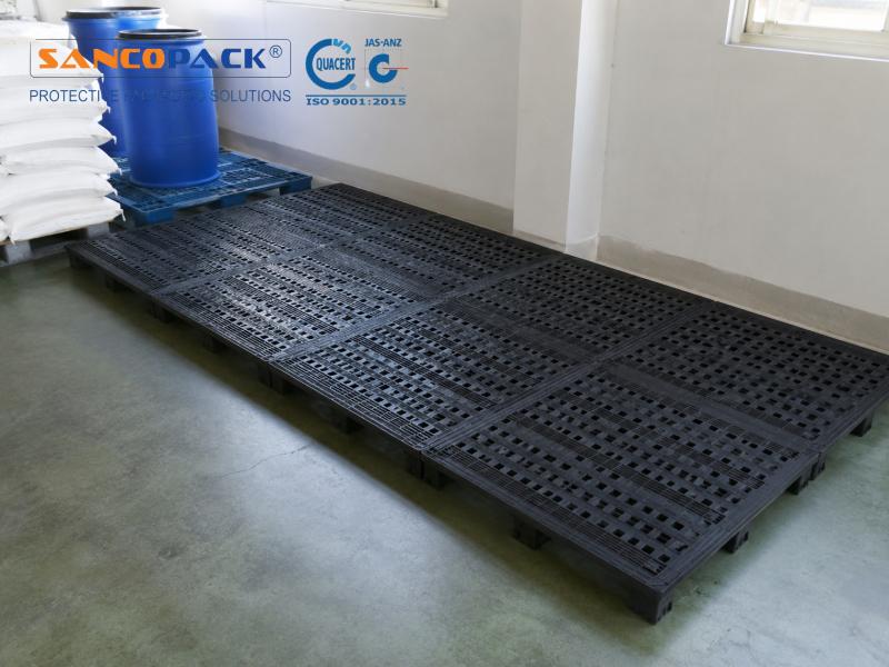 Tấm pallet nhựa lót sàn