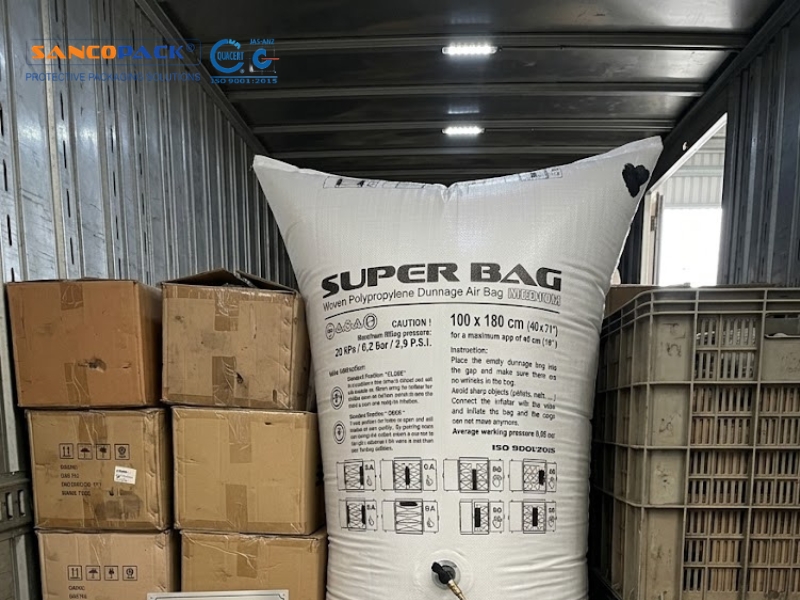 Túi khí chèn container lạnh