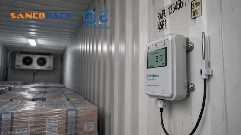 Thiết bị giám sát nhiệt độ container