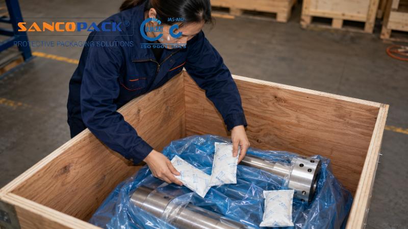 Cách chống ẩm bên trong kiện gỗ