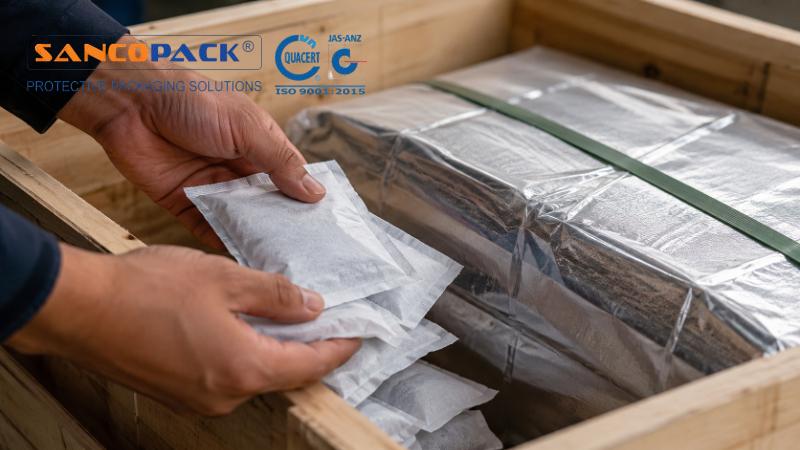 Cách chống ẩm bên trong kiện gỗ