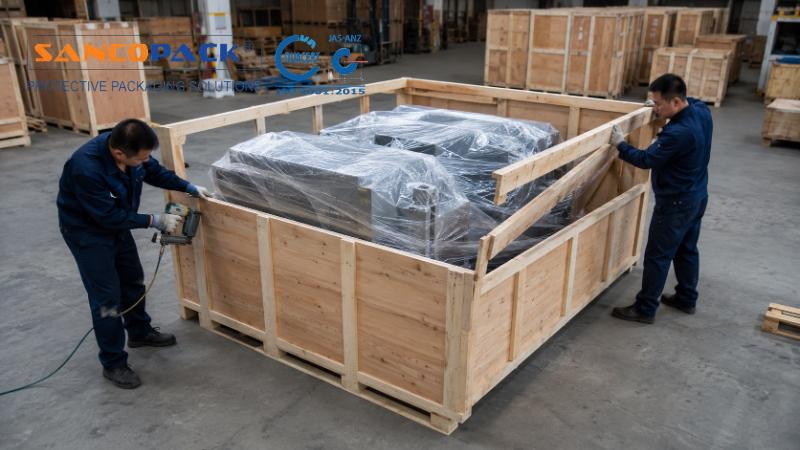 Đóng kiện gỗ xuất khẩu sang Mỹ