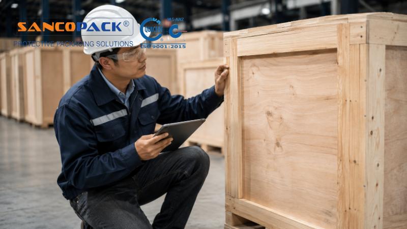 Đóng kiện gỗ xuất khẩu sang Mỹ