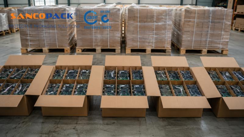 Cách đóng gói bo mạch điện tử xuất khẩu